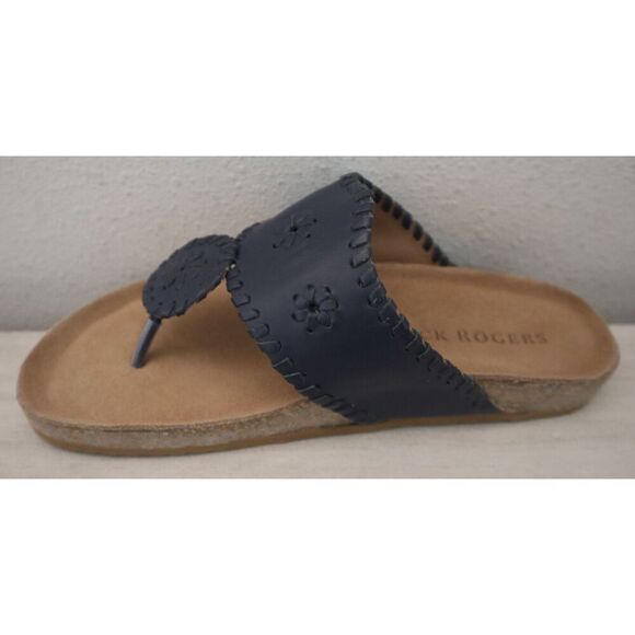 Jack Rogers 111232SA05 Girls Sz 4 Navy Blue Jacks Playground Sandals - Picture 5 of 14